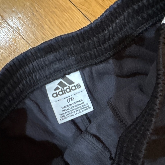 Adidas Pants Boys Size 7X New With Tags - Picture 2 of 2